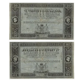 Dansk Vestindiske pengesedler