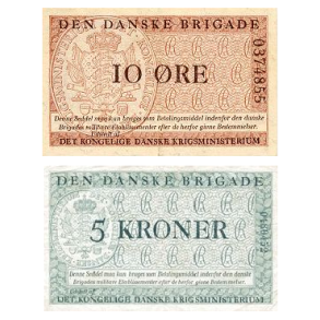 Danske pengesedler - millitær