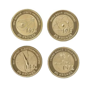 Videnskabsmønter - Videnskabsmænd