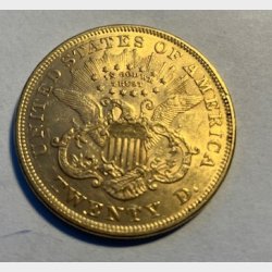 USA 20 $ guld. 1884 S