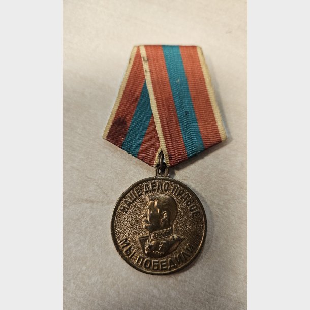 USSR Stalin sejrsmedalje 2. verdenskrig