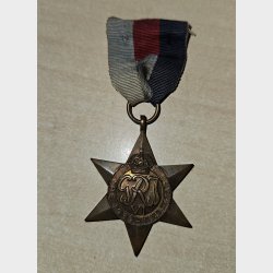 Britisk 1939 - 1945 Star fra 2. verdenskrig