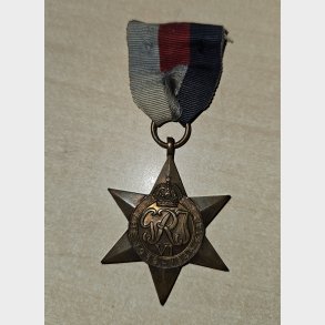 Britisk 1939 - 1945 Star fra 2. verdenskrig