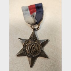 Britisk 1939 - 1945 Star fra 2. verdenskrig