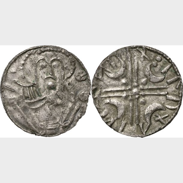 Svend Estridsen penning Lund. RUNESKRIFT