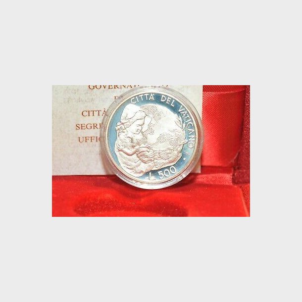 Vatikanet. 500 lire 1995.