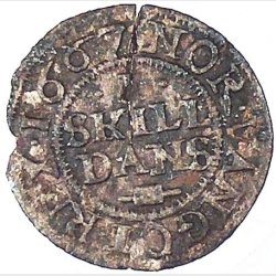 1 skilling 1667