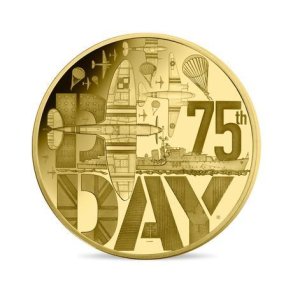 Frankrig 200 Euro 2019. 75 ret for D-Dagen. Guld