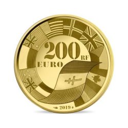 Frankrig 200 Euro 2019. 75 ret for D-Dagen. Guld