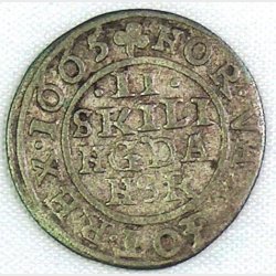 2 skilling 1665