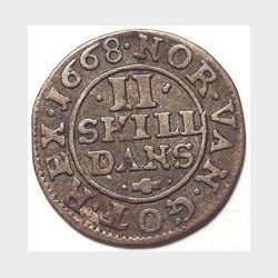 2 skilling 1668
