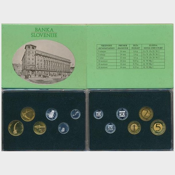 Slovenien 1995 Banka Slovenije. Proofst