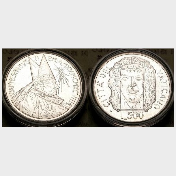 Vatikanet. 500 lire 1998.