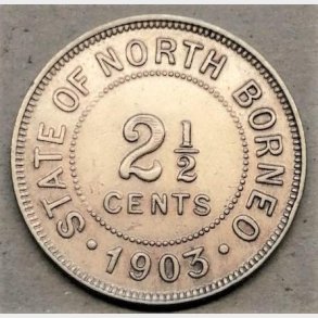 British North Borneo 2 Cent 1903
