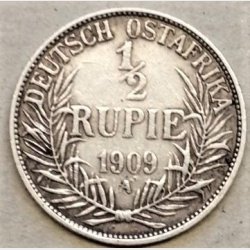 Tysk stafrika  Rupie 1909A
