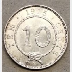 Sarawak 10 cent 1915H