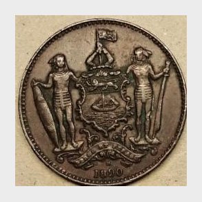 British North Borneo 1 Cent 1890
