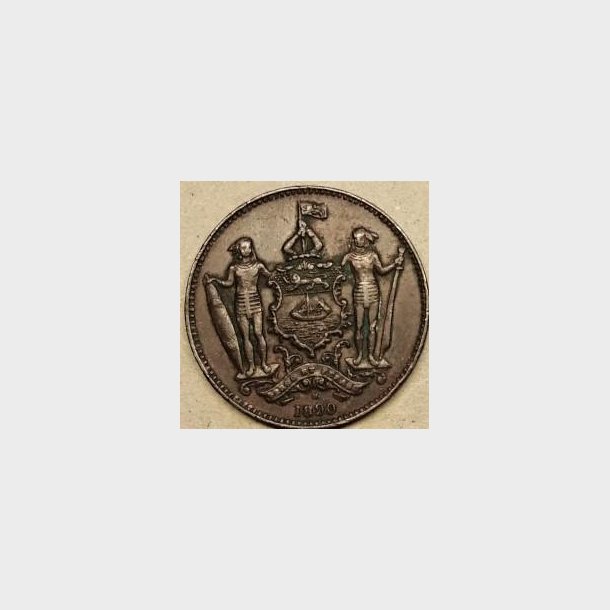 British North Borneo 1 Cent 1890