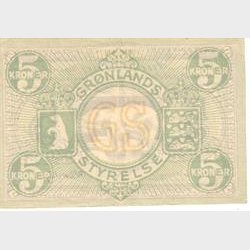 5 krone (1926) Grnland.  
