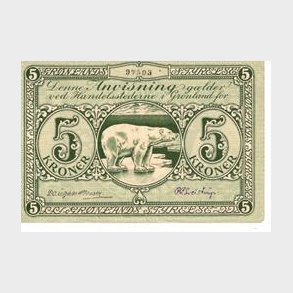 5 krone (1926) Grnland.  