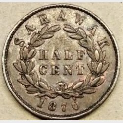Sarawak  cent 1870