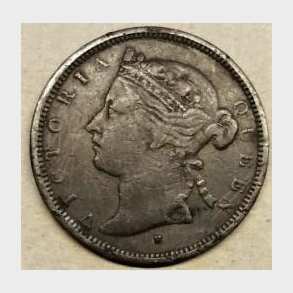 Straits Settlements 1 Cent 1872H