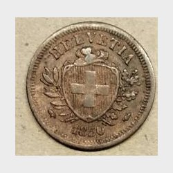 Schweiz 1 Rappen 1850