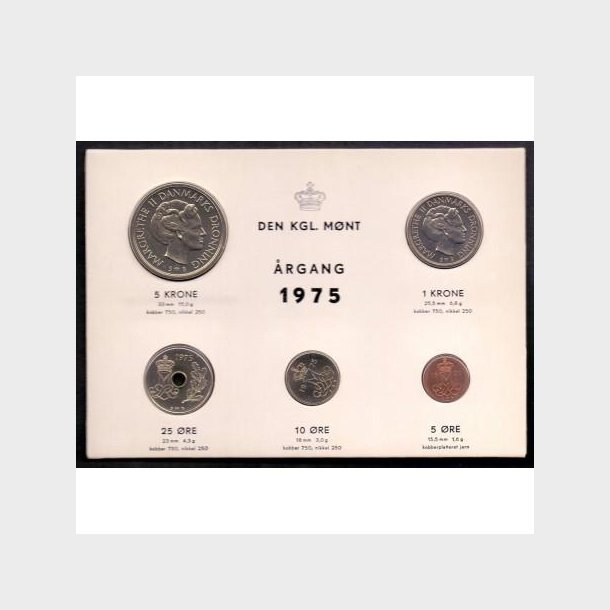 Kongelig Mnt 1975  SUPER TILBUD