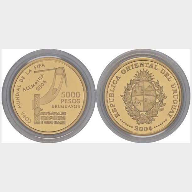 Uruguay 5000 pesos 2004. Fifa