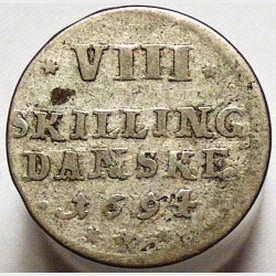 8 skilling 1694