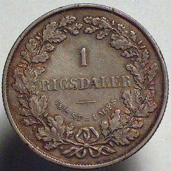 rigsdaler 1855 FF