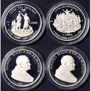 Vatikanet  2 x 10000 Lire 1996 