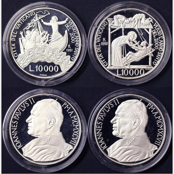 Vatikanet 1997, 2 x 10000 lire 