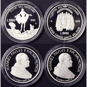 Vatikanet 1999, 2 X 10000 lire  