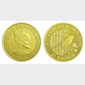 Eventyrmnt, Nattergalen, guld.