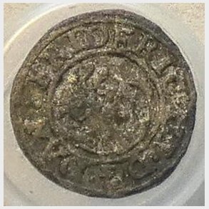 1 skilling 1653 Norge