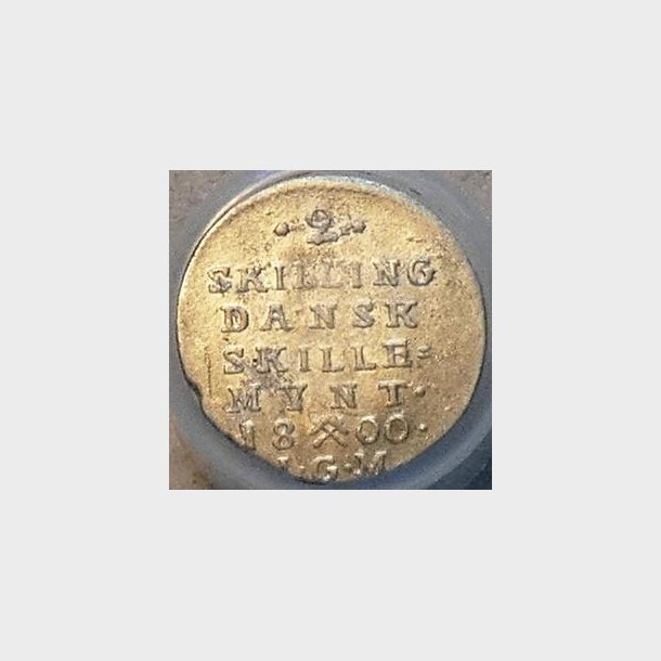 2 skilling 1800  Norge
