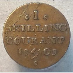 1 skilling 1809 Norge