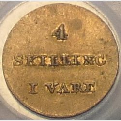 4 skilling i vare, C.F. Simonsen