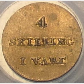 4 skilling i vare, C.F. Simonsen