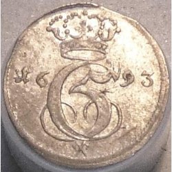 4 skilling 1693, Glckstadt