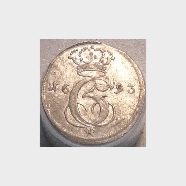 4 skilling 1693, Glckstadt