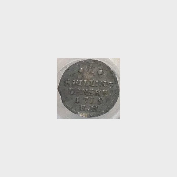 1 skilling 1719  Rendsborg