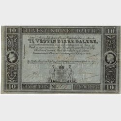 10 Vestindiske Dalere 1849   (1900)