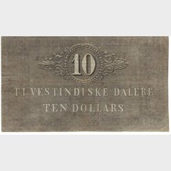 10 Vestindiske Dalere 1849   (1900)