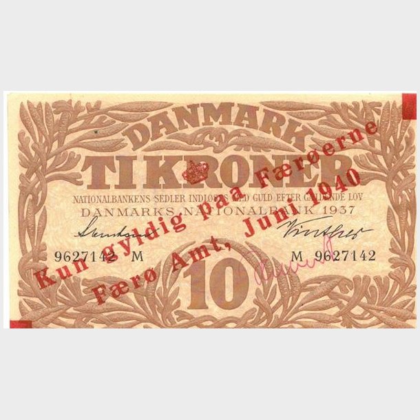 10 krone frerne 1940