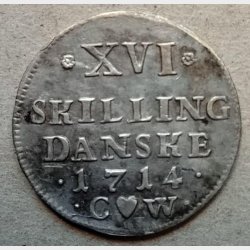 16 skilling 1714