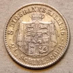 8 rigsbankskilling 1843