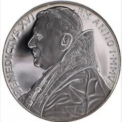 Vatikanet. 5 Euro 2005.