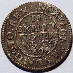 2 skilling 1608